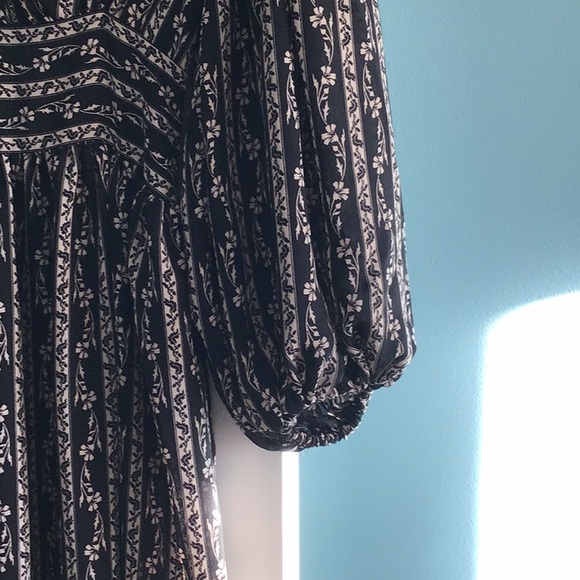 Black and cream Max Studio maxi dress - Picture 4 of 4